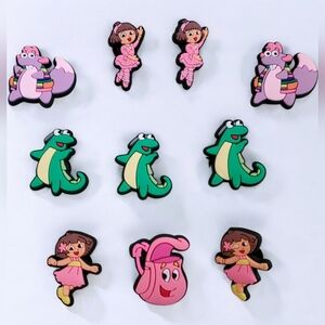 Dora The Explorer Croc Charms